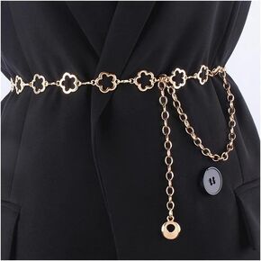 Flower Waist Chain for Women gold silver Metal Chain Belt Summer Beach Waist Belly Chain Fshion Body Jewelry Gifts