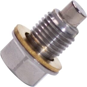 M14 x 1.5 Stainless Steel Engine Magnetic, Oil Drain Plug Sump Drain Nut Engine Magnetic Oil Drain Plug