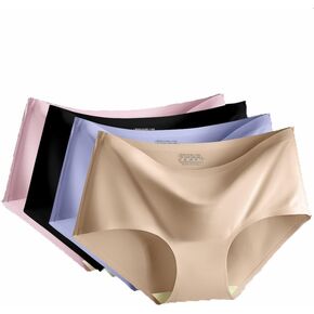 Pack of 6 Comfortable No Show Panties - Multi-color Everyday Wear