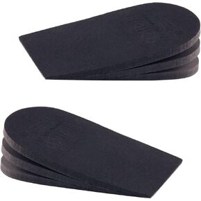 Adjustable Orthopedic Heel Lift for Leg Length Discrepancies and Heel Pain,Sports Injuries,and Achilles tendonitis,Height Increase Insoles (Brown6Layers, Medium)