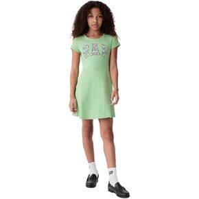 GAP Girls' Short Sleeve Logo Dress