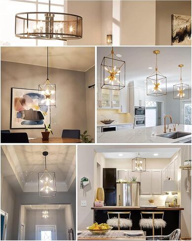 مصابيح LED T6 قابلة للتعتيم، مصابيح إضاءة اديسون 8 وات E12 بيضاء ناعمة 3000 ك، 800 لومن، 100 وات لمبات شمعدان متوهجة تعادل لمبة شمعة اديسون ذات خيوط LED عتيقة مع ديكور، 6 عبوات. in Kuwait