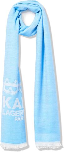 KARL LAGERFELD womens Pashmina Essential Karl/Choupette Scarf in Saudi Arabia