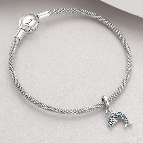 Jewelry Ocean Charms 925 Sterling Silver Sea Penguins Turtle Pearls Coconut Trees Anchors Pendant Beads for Women fit Bracelets Summer Birthday Christmas for Granddaughters in Saudi Arabia