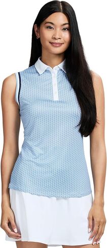 IZOD Women's Shirt Performance Stretch Golf Collared Sleeveless in Saudi Arabia