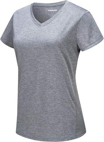 TACVASEN Women's Short Sleeve Running Shirts Lightweight Quick Dry T-Shirts Outdoor Hiking Tops in Saudi Arabia