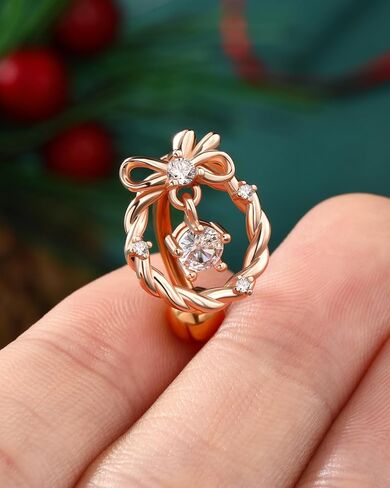 COCHARM 14G Christmas Belly Button Rings Hinge Top Down Belly Navel Rings for Women Women Hypoallergenic Belly Piercing Jewelry in Saudi Arabia