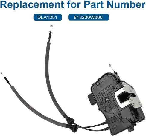 Front Right Passenger Side Door Lock Actuator Compatible with Hyundai Santa Fe 2010-2012 Replacement for DLA1251 813200W000 in Saudi Arabia