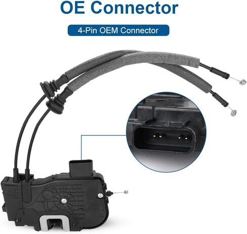 Front Right Passenger Side Door Lock Actuator Compatible with Hyundai Santa Fe 2010-2012 Replacement for DLA1251 813200W000 in Saudi Arabia