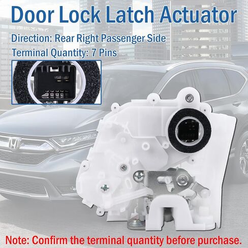 Qagea Rear Right Passenger Side Door Lock Latch Actuator Motor with Rod Compatible with 2007-2011 Honda CR-V CRV, Replaces DLA1006, 72610-SWA-A01, 72610-SWA-H01 in Saudi Arabia
