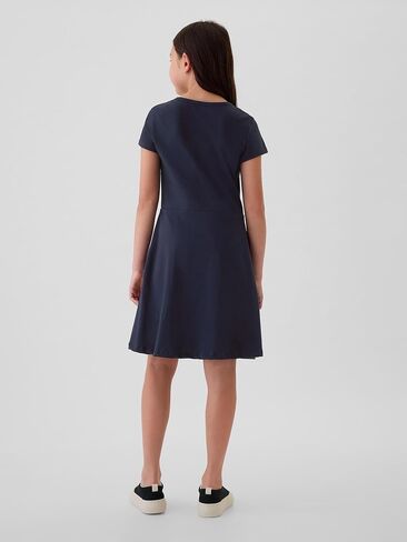 GAP Girls' Short Sleeve Logo Dress in Saudi Arabia