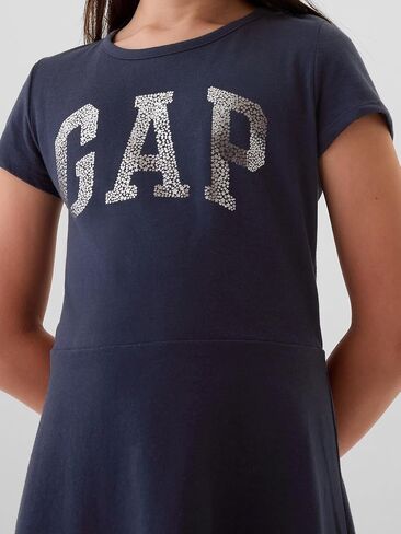 GAP Girls' Short Sleeve Logo Dress in Saudi Arabia