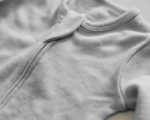 Woolino Toddler Footie Sleeper, Merino Wool Baby Pajamas, One-Piece Sleeper Jumpsuit, Front Zip Footie Romper for Unisex in Kuwait