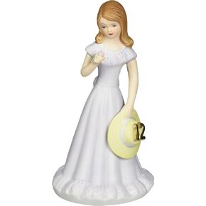 ENESCO Growing Up Girls “Brunette Age 12" Porcelain Figurine, 5.75"