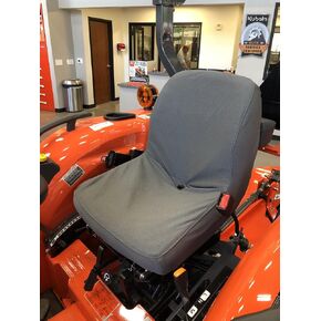 Durafit Seat Covers, Kubota Tractor L3301,L3901,L4701 in Dark Gray Twill Seat Cover Exact Fit