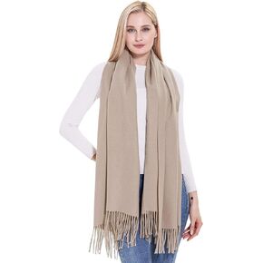 vimate Cashmere Wool Shawl Scarf,Winter Thick Super Soft Pashminas Shawl Wrap Stole