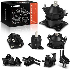 A-Premium 8PCS Engine Motor Mount and Transmission Mount and Suspension Mount Kit Compatible with Acura TSX 2004 2005 2006 2007 2008, 2.4L, Automatic Transmission, Replace# 50850SEAA00, 50870SEAE01