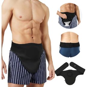 Ostomy Belt for Men & Women | Stealth Ileostomy Belt Ostomy Support Belt | Colostomy Ostomy Bag Covers for Sports or Daily Life | Ostomy Wrap Supplies | Inner Pocket to Hold Ostomy Pouch