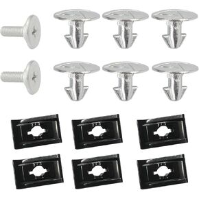 HAOBO 14PCS Engine Lower Cover Pin Screws, Engine Splash Shield Hardware Screw and Access Clip, Engine Case Guards Compatible with Honda Accord Civic, Replace #90674-TY2-A01 90105-TBA-A00 (K2-14PCS) in Kuwait