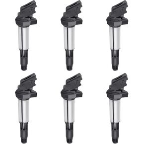 MAYASAF UF522 Ignition Coil [Pack of 8] Replacement Fit for BMW 120I/320I/325CI/325I/325XI/330CI/330I/330XI/525I/530I/545I/550I/645CI/650CI/650I/745I/ALPINA B7/M3/X3/X5/Z3/Z4, for Rolls Royce Phantom