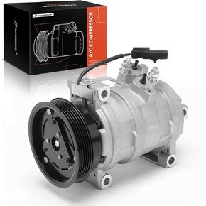 A-Premium A/C Compressor with Clutch Compatible with Jeep Grand Cherokee 2005-2010 & Chrysler 300 2005-2010 & Dodge Charger 2006-2010, Challenger 2008-2010, Magnum 2005-2008, 5.7L 6.1L