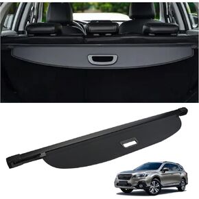 Cargo Cover Fit for 2015-2019 Subaru Outback Rear Storage Waterproof Retractable Rear Trunk Security Cover Shielding Shade Black