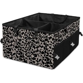 Auto Trunk Organizer Red Roses Back Seat Large Storage Tote Bag with Dividers for SUV Collapsible Car Trunk Cargo Grocery Basket Car accessories Multipurpose Outdoor Picnic Bag