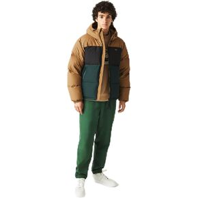 Lacoste Men's Quilted Color-Block Water-Repellent Short Jacket