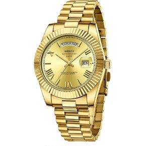 NIBOSI Men Watches Analog Quartz Stainless Steel Watches for Men Waterproof Business Classic Desiger Wrist Watch Day & Date
