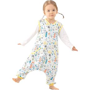 WONDAY Baby Sleep Sack, Sleep Sack 12-18 Months, Sleep Sack Baby Wearable Blanket, Toddler Baby Sleep Sack with Feet, Sleeveless Breathable Sleep Sacks 18-24 Months in Kuwait