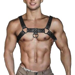 Harness for Men Adjustable Body Chest Harness Belt Clubwear for Halloween Christmas