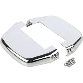 Rear Passenger Footboard Floorboard Inserts Covers for Harley 1999-2013 Touring Road King Electra Road Street Glide and 2000-2017 Softail and Dyna w/traditional passenger floorboards, Black