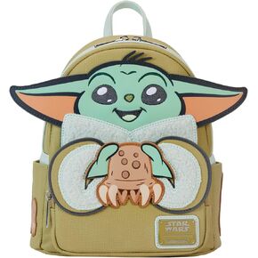 Loungefly Star Wars The Mandalorian Grogu & Crabbies Cosplay Mini Backpack