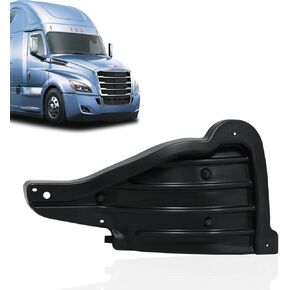 Cab Splash Shield/Guard Freightliner Cascadia 2018-2024，Fender Black Color Drive Left