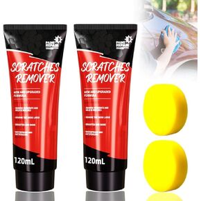 Car Scratch Repair, 2024 Upgrade Car Scratch Remover, Car Scratch Repair Paste Polishing Wax with Sponge, Scratch Remover for Vehicles, Car Scratch Remover Kit Car Scratch Repair Paste Polishing