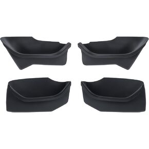 Door Storage Organizer for Tesla Model Y Front and Rear Door Tray Organizer for Model Y 4 PCS Full-Cover Door Side Storage Box Tesla Model Y Accessories 2024 Compatible with 2021-2024 Model Y