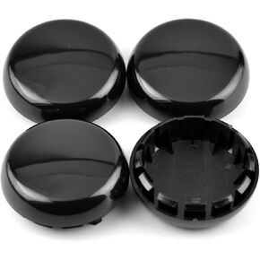 77.5mm 3.05" Wheel Center Caps for Chevy Blazer S10 1995-2004 15661030 15708890 Center Hubcaps | 4 Pack Black Center Cover Replacement