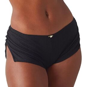 KMBANGI Y2k Sexy Micro Shorts for Women Low Waist Side Slit Boy Shorts Slim Booty Shorts Lounge Pj Bottom Cute Sleepwear