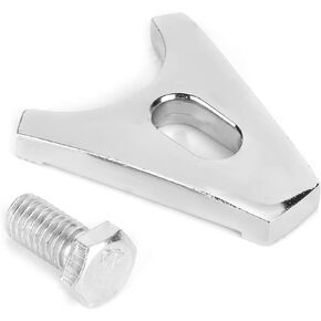 Distributor Clamp Hold Down SBC BBC Distributor Clamp with Screw, Chrome Steel, Fit for V8 V6