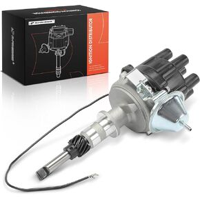 A-Premium Ignition Distributor with Cap and Rotor Compatible with Chevrolet Malibu, Impala, Camaro, Suburban, Chevelle, Blazer, Caprice & GMC & Buick & Checker & Oldsmobile & Pontiac & Studebaker