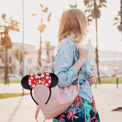2Pcs Mouse Ear Holder for Backpack Beaded Lanyard Keychain Park Trip Essentials Headband Hanging Display Accessories in Kuwait