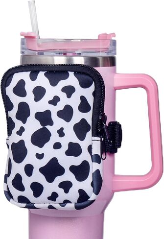 Water Bottle Bag compatible with Stanley Quencher Adventure 40oz IceFlow 20oz 30oz, Gym Accessories for Men Women,Tumbler Pack for Cards, Keys,Earphone (#2) in Saudi Arabia