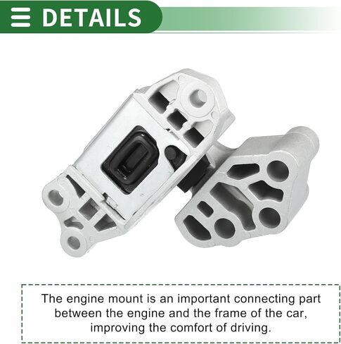 Motoforti Engine Motor Mount, Engine Mounting, for Jeep Renegade 1.4L 2016-2018, No.68329362AA, Silver Tone in Saudi Arabia