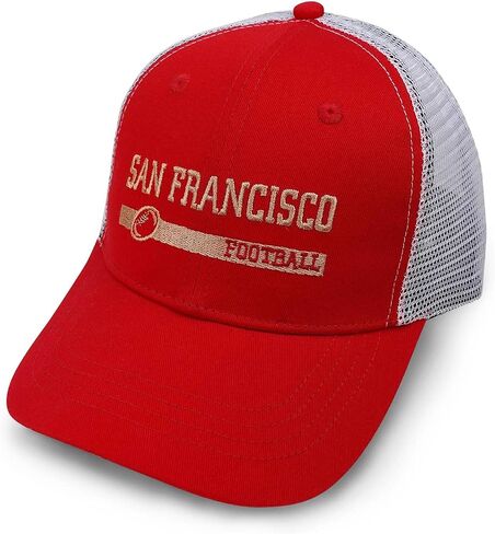 Football Embroidered Trucker Hat for Football Fans,Adjustable Baseball Cap Snapback Cap Dad Hat Cap for Fans Gifts in Saudi Arabia