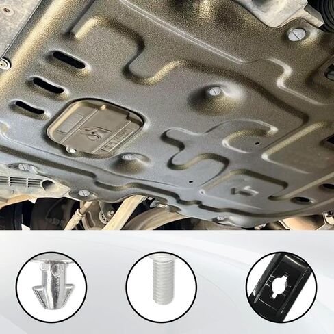 HAOBO 14PCS Engine Lower Cover Pin Screws, Engine Splash Shield Hardware Screw and Access Clip, Engine Case Guards Compatible with Honda Accord Civic, Replace #90674-TY2-A01 90105-TBA-A00 (K2-14PCS) in Kuwait