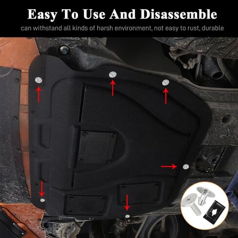 HAOBO 14PCS Engine Lower Cover Pin Screws, Engine Splash Shield Hardware Screw and Access Clip, Engine Case Guards Compatible with Honda Accord Civic, Replace #90674-TY2-A01 90105-TBA-A00 (K2-14PCS) in Kuwait