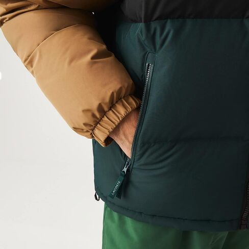 Lacoste Men's Quilted Color-Block Water-Repellent Short Jacket in Saudi Arabia