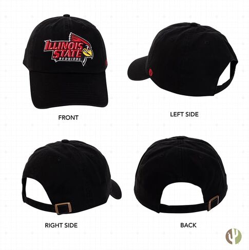 Desert Cactus Illinois State University Baseball Hat Redbirds ISU Brimmed Embroirderd Cap Adjustable Cloth Strap Adult (Style B) in Saudi Arabia