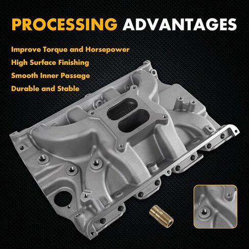 7105 R1148 Performer RPM Intake Manifold Dual Plane Compatible with Ford Big Block BBF FE V8 390 406 410 427 428 V8 Engine in Kuwait