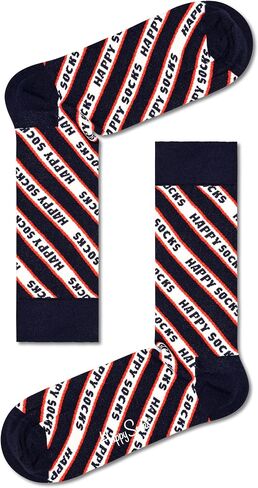 Happy Socks Premium Crew Socks, for Men and Women, made with sustainable Tencel Modal - Multicolor - size 10-13 - 4-Pack Gift Box in Saudi Arabia